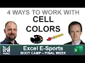 Download Lagu Working with cell colors - Excel World Cup Boot Camp Day 11