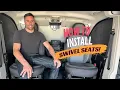 How to Install Swivel Seats Promaster Van Build