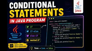 Conditional Statements in Java Program