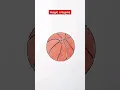 coloring page basketball ball