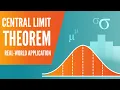 Real-world application of the Central Limit Theorem CLT