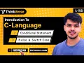 Lecture 5 Part-2 - C Language Conditional Statement Type Casting Learn C from Scratch