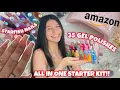BEETLES NEW ALL IN ONE GEL NAIL STARTER KIT Amazon s BEST Nail Kit Tipex Nail Tips Application