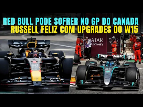 Download MP3 RED BULL PODE SOFRER NO GP DO CANADÁ / ATUALIZAÇÕES DA MERCEDES W15 AGRADA RUSSELL / TESTE DA PIRELL