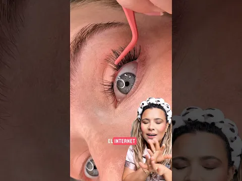 Estas pestañas no necesitan pegamento, son increíbles #pestañas #lashes #makeup