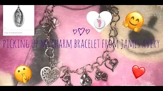 Picking up my charm bracelet from James Avery