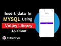 Insert Data Using Volley in Android Sign Up Using Volley And MYSQL Registration Using Volley