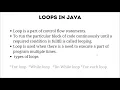 Chapter 18 Java loops Java programming free tutorials tech krishush