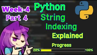 100 Days of Python - String Indexing Explained Accessing Characters by Position