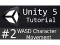 How to move objects using WASD in Unity 5