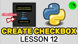 How To Create Checkbox - Python Customtkinter Lesson 12