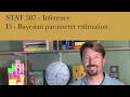 I3 Bayesian parameter estimation with the binomial model as an example