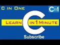 Dangling Pointer Learn C in 1 Minute Subscribe C in One C in 1