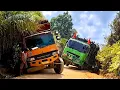 Lagu Diver Nekat ‼️ Truk Logging Tersender Truk Sawit Nekat Terobos Dan Ini Yang Terjadi