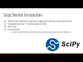 Scipy Section Intro Deep Learning Prerequisites The Numpy Stack in Python V2
