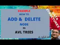 Illustrative Example of ADDING DELETING NODE in AVL Tree