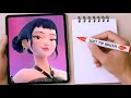 ZOEY HUNTRIX The Deadliest Art Ever Drawing K-Pop Demon Hunters
