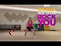 We Will Rock You | Queen | Megan Thee Stallion | Easy High Cardio Zumba Routine | Squats/Jacks