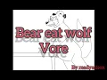 Bear eat wolf vore digestion by readyadsen V - ANIM 3