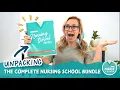 Unpacking The Complete Nursing School Bundle Nursing Notes NurseInTheMaking