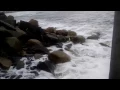 Wells Maine Beach on High Tide in March 2017