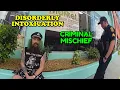 Crazy Man Busted for Urinating in Public - Clearwater Florida