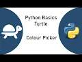 Python Turtle Basics - The Colour Picker