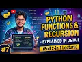 Python Functions Recursion Explained in Detail Python Lecture