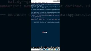 Python Bouncing Ball Game Python Turtle Game with Source Code shorts turtle