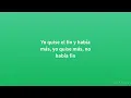 Charly García, Pedro Aznar, Tango 4 - Tu Amor (Letra)