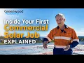Whats it like working in solar Inside the start to a commercial solar project Beginner Friendly