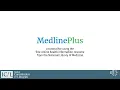 MedlinePlus Tutorial Dec 2021
