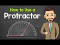 How to Use a Protractor to Measure an Angle Measuring Angles Math with Mr J