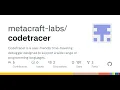 GitHub - metacraft- CodeTracer is a user-friendly time-traveling debugger designe