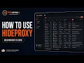 How to Use HideProxy Buying and Setting Up SOCKS5 Proxies Guide