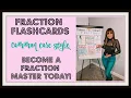 Common Core Fraction Flashcards