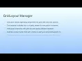 GridLayout Manager Lecture 40 AWT Programming II