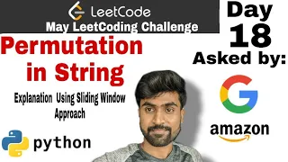 Permutation in string - Amazon interview question leetcode