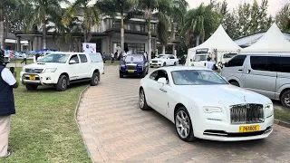 Wicknell Chivhayo’s Hearse Convoy Heading to Doves, to collect body
