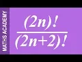 How to Simplify Factorial Expressions