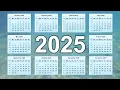 2025 Calendar