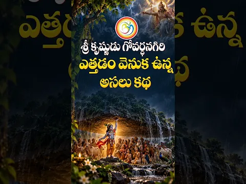 గోవర్ధన గిరి కథ #shorts #shortvideo #shortsfeed #srikrishnajanmastami
