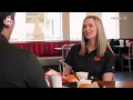 Sammy Smith and Kim Coon Have a Meating of the Minds at Arby s NASCAR on The CW