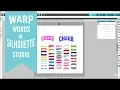 Warp Tool in Silhouette Studio