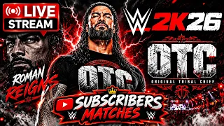 WWE 2K26 Live - Roman Reigns vs Oba Femi 5 Star Match | #wwe #wrestling #wwe2k26 #views