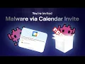 Insane malware hidden with invisible Unicode and Google Calendar invites