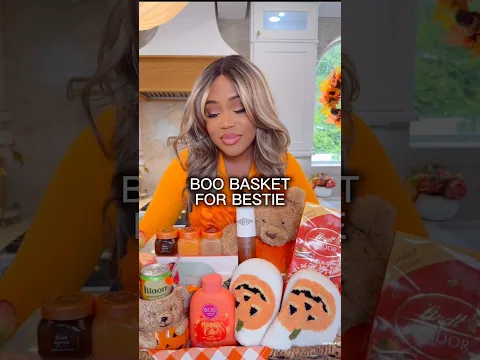 Let's make a Boo Basket for my bestie 🎃🧡#boobasket #fallaesthetic #Fallfinds #jellycat #giftbasket