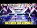HASIL AKHIR TOP 7 RESULT MALAM PERTAMA DANGDUT ACADEMY 7 TADI MALAM