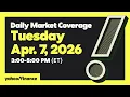 LIVE Dow S P 500 Nasdaq slide as Trump s Iran deadline puts markets on edge Apr 7 2026