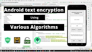 Android Text Encryption using Various Algorithms Source Code AES SHA1